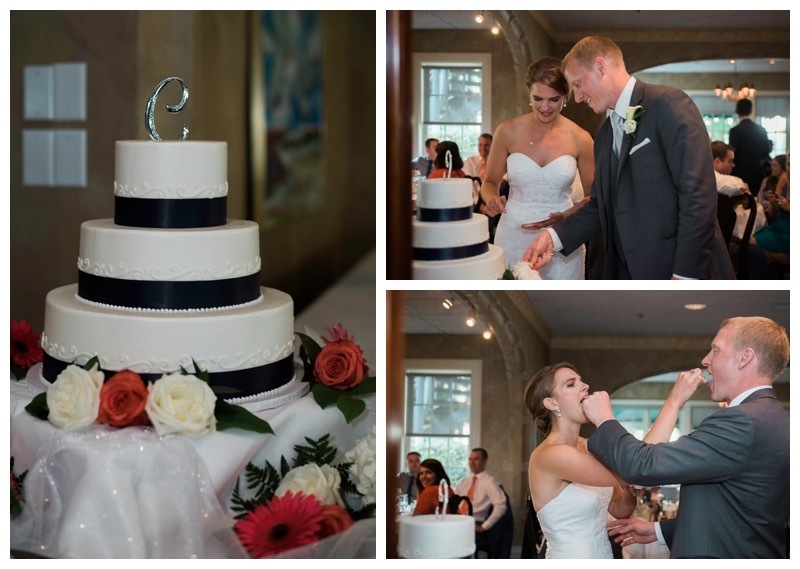 Wedding cake and Cake Cutting.